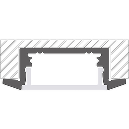 Installation led strips profile