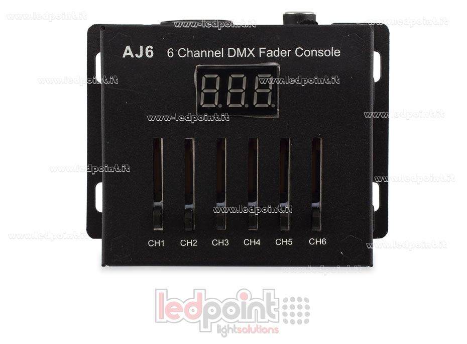 6 Kanäle DMX 512 Master Konsole 6 Kanäle DMX 512 Master Konsole
