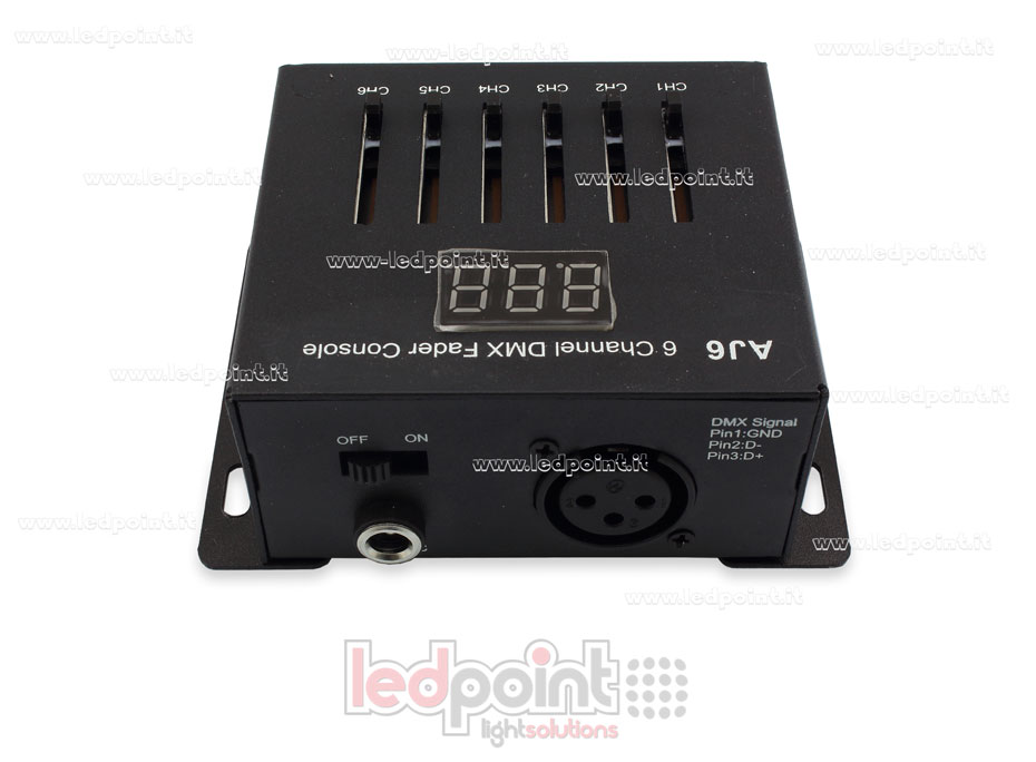 6 Kanäle DMX 512 Master Konsole 6 Kanäle DMX 512 Master Konsole