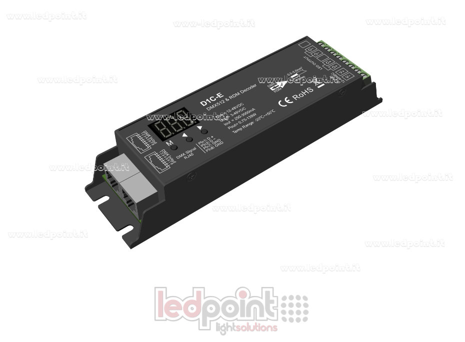 Single Channel Constant Current DMX512 Decoder & RDM Decoder Single Channel Constant Current DMX512 Decoder & RDM Decoder