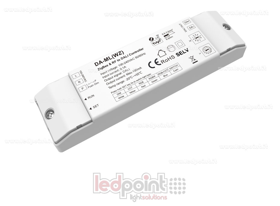 DALI-2-Dimmer  (Master) mit Zigbee- und RF-Konnektivität