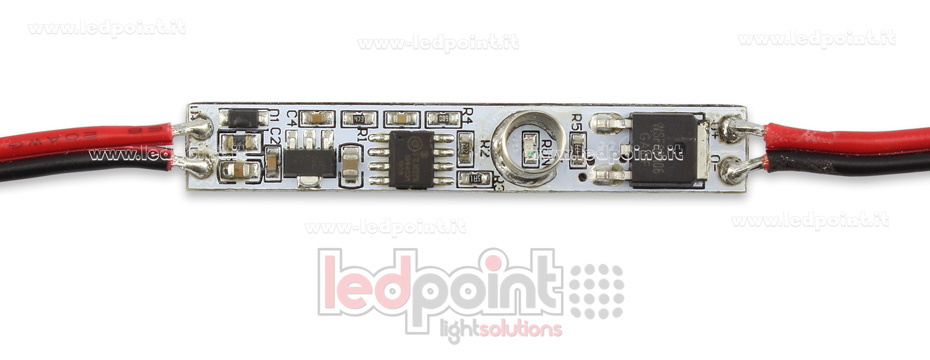 Einfarbiger Touch Mini  Dimmer mit Memory Funktion 12/24V, 1chx3A