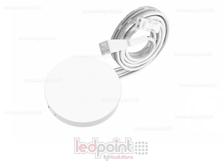 Sensore di movimento, 5-24VDC 3A, con dimmer integrato, rilevamento movimento 0.5 -5m, angolo 120°