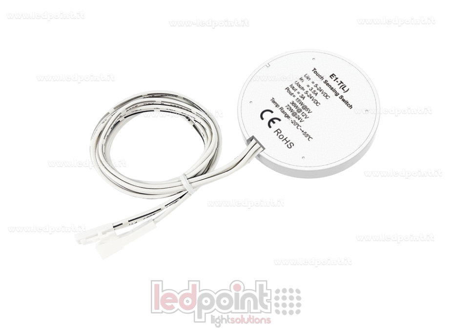 Sensore tattile, 5-24VDC, 3A 15-72W 