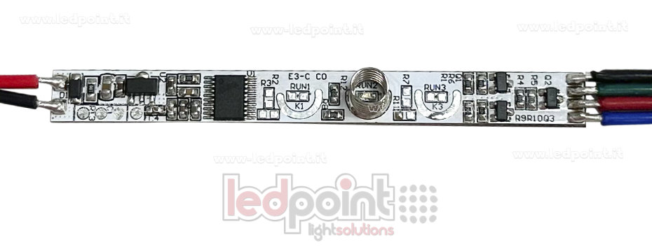 Single-Button Touch RGB Controller, 5/24V, 3ch*1.5A, with Memory Function Single-Button Touch RGB Controller, 5/24V, 3ch*1.5A, with Memory Function