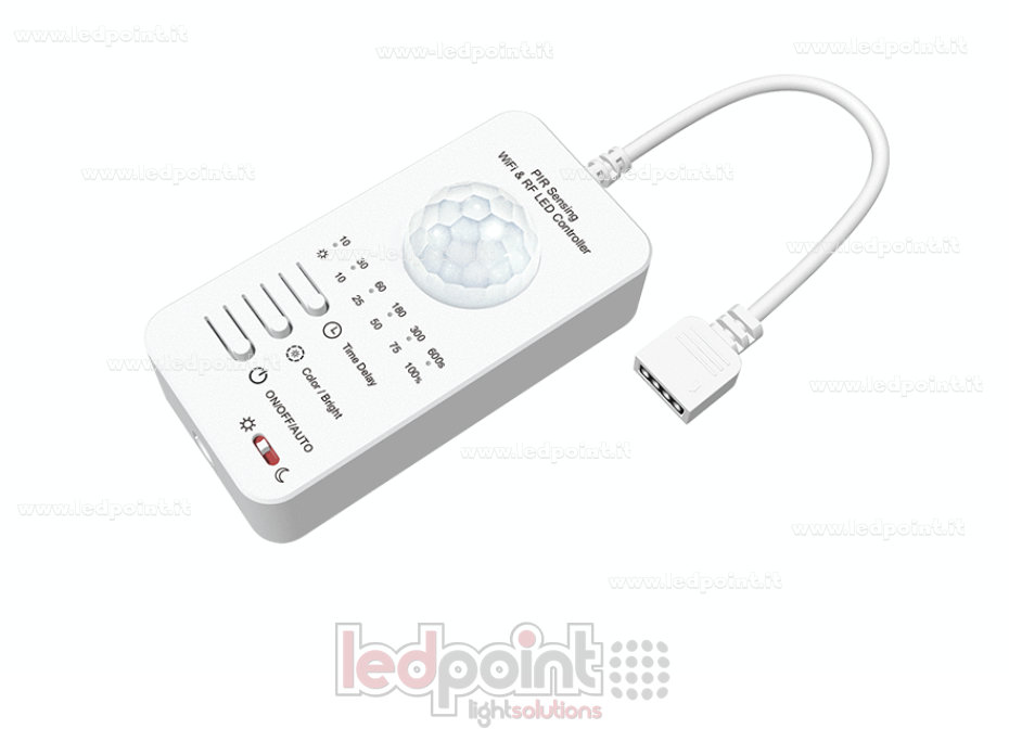 Controller WIfi & RF + sensore PIR 5-24vdc 3ch*1.5A