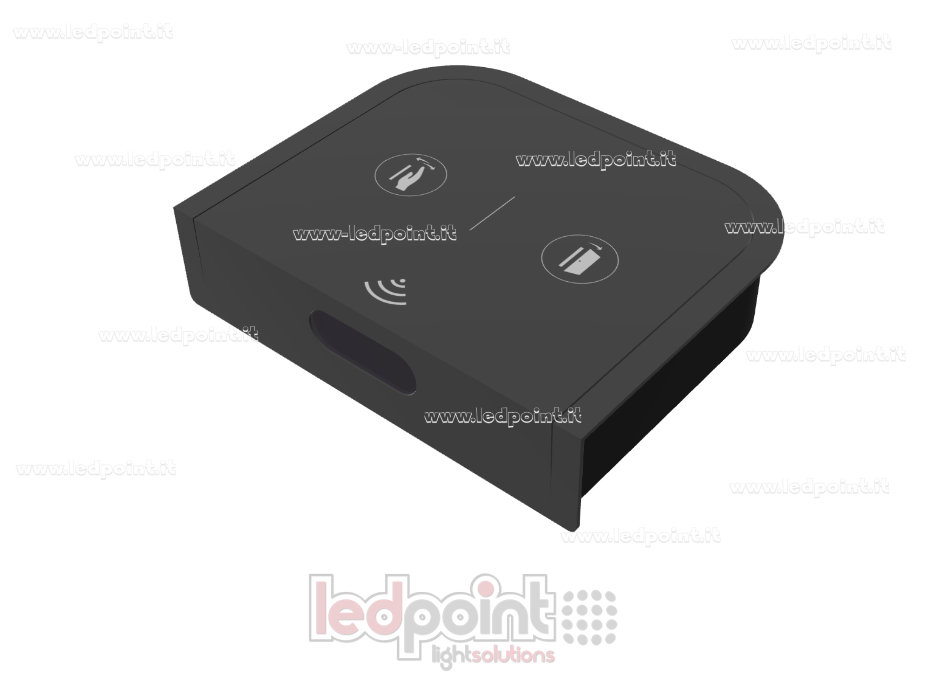 Telecomando con sensore 2 in 1: porte e sfioramento mano, 3V, RF 2.4GHz Telecomando con sensore 2 in 1: porte e sfioramento mano, 3V, RF 2.4GHz