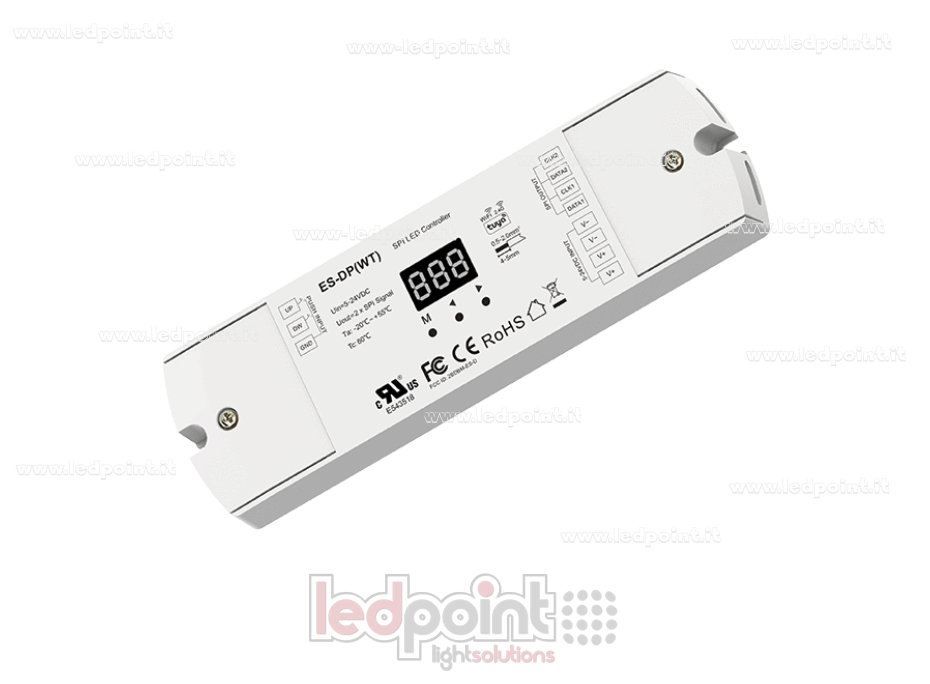 Controller SPI WiFi e RF a doppio pulsante da 5-24VDC, 10A