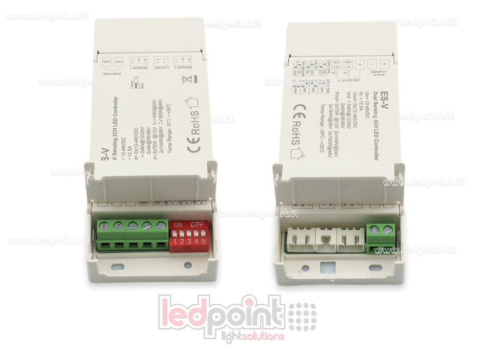 Interfaccia dimmer 2ch a doppio sensore Interfaccia dimmer 2ch a doppio sensore