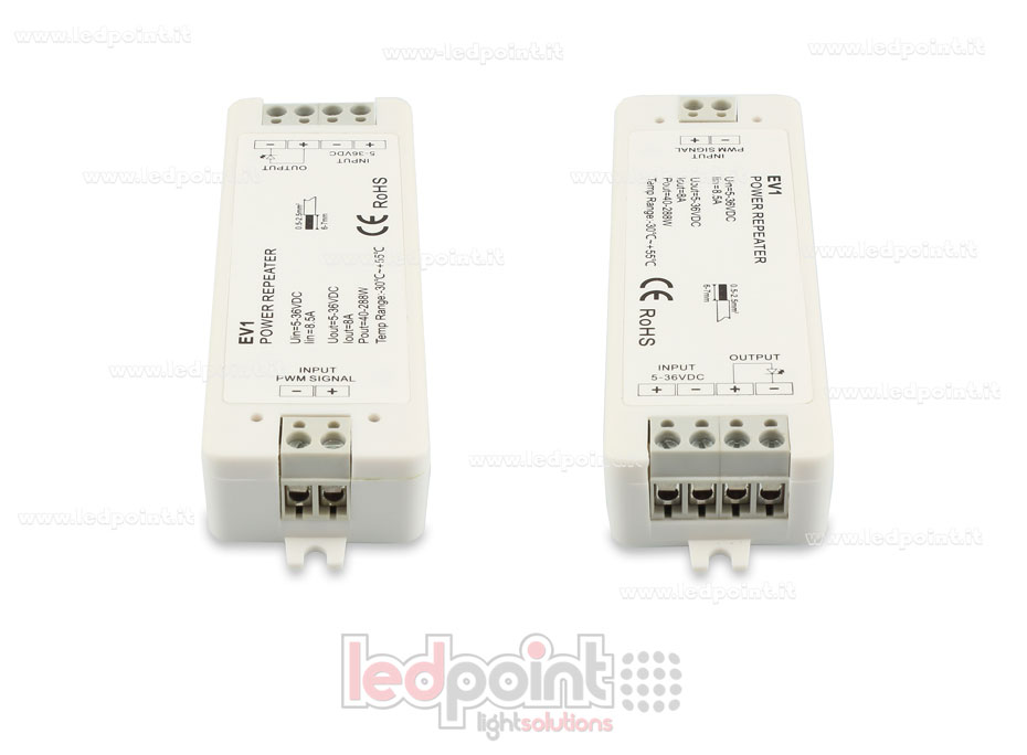 Amplificatore monocromatico 8A 1 canale 5-36V Amplificatore monocromatico 8A 1 canale 5-36V