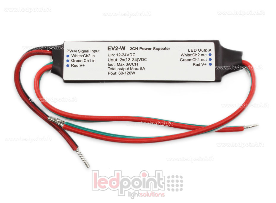 CCT signal amplifier 5A (2 channels of 3A) 12-24V CCT signal amplifier 5A (2 channels of 3A) 12-24V
