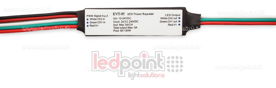 CCT signal amplifier 5A (2 channels of 3A) 12-24V CCT signal amplifier 5A (2 channels of 3A) 12-24V