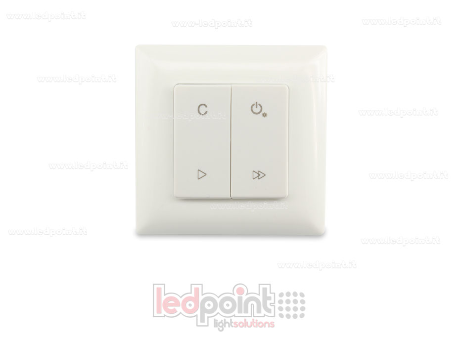 Telecomando da parete 86x86mm RGB/RGBW RF2.4G Telecomando da parete 86x86mm RGB/RGBW RF2.4G