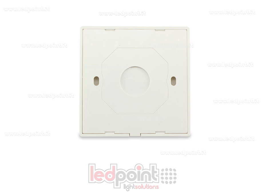 Telecomando da parete 86x86mm monocromatico monozona a rotella RF2.4G Telecomando da parete 86x86mm monocromatico monozona a rotella RF2.4G