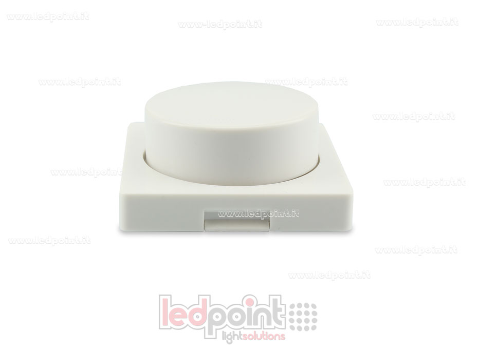 Telecomando da parete 86x86mm monocromatico monozona a rotella RF2.4G