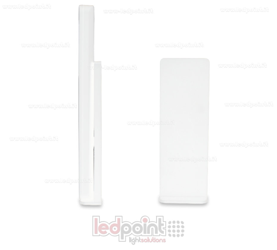 Telecomando ultrasottile RGB+CCT con cursore touch, monozona, bianco con magnete sul retro, RF2.4GHz Telecomando ultrasottile RGB+CCT con cursore touch, monozona, bianco con magnete sul retro, RF2.4GHz