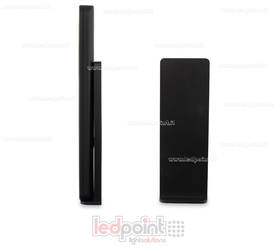 Telecomando monocromatico con cursore touch, monozona, nero con magnete sul retro, RF2.4G Telecomando monocromatico con cursore touch, monozona, nero con magnete sul retro, RF2.4G