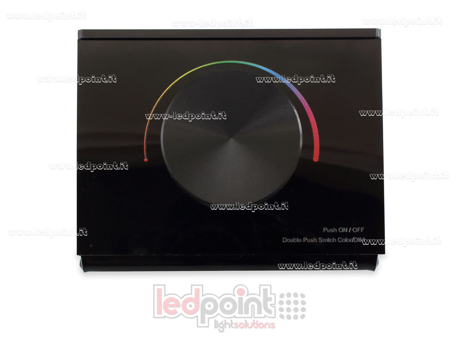 Telecomando da tavolo 86x86mm CCT monozona a rotella RF2.4G Telecomando da tavolo 86x86mm CCT monozona a rotella RF2.4G