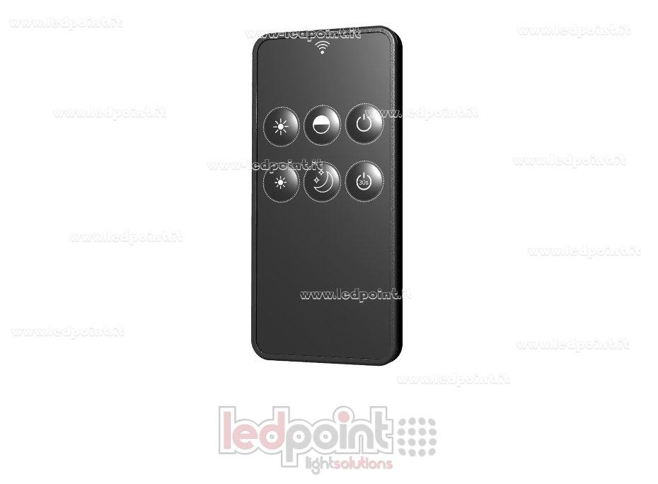 Telecomando 6Key monocromatico, 1 zona RF2.4G nero Telecomando 6Key monocromatico, 1 zona RF2.4G nero