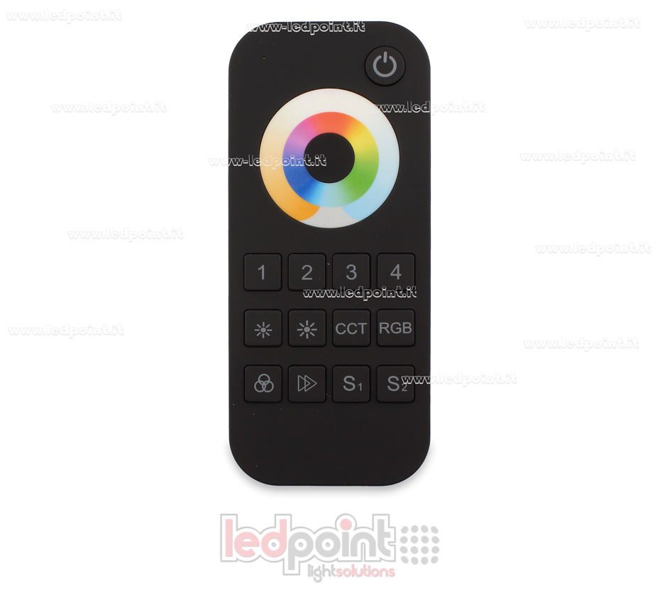Telecomando Universale monocromatico, CCT, RGB, RGBW o RGB+CCT, 4 zone RF2.4G Telecomando Universale monocromatico, CCT, RGB, RGBW o RGB+CCT, 4 zone RF2.4G