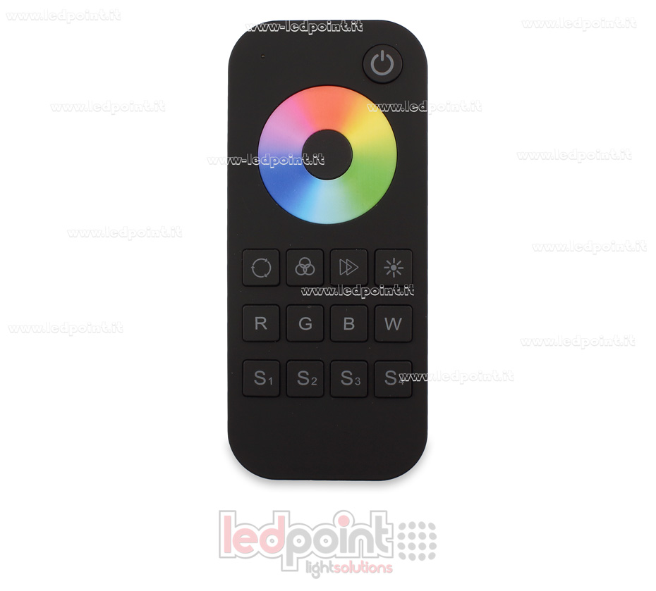 1 Zone, schwarze RGB/RGBW Fernbedienung, RF2.4G 1 Zone, schwarze RGB/RGBW Fernbedienung, RF2.4G