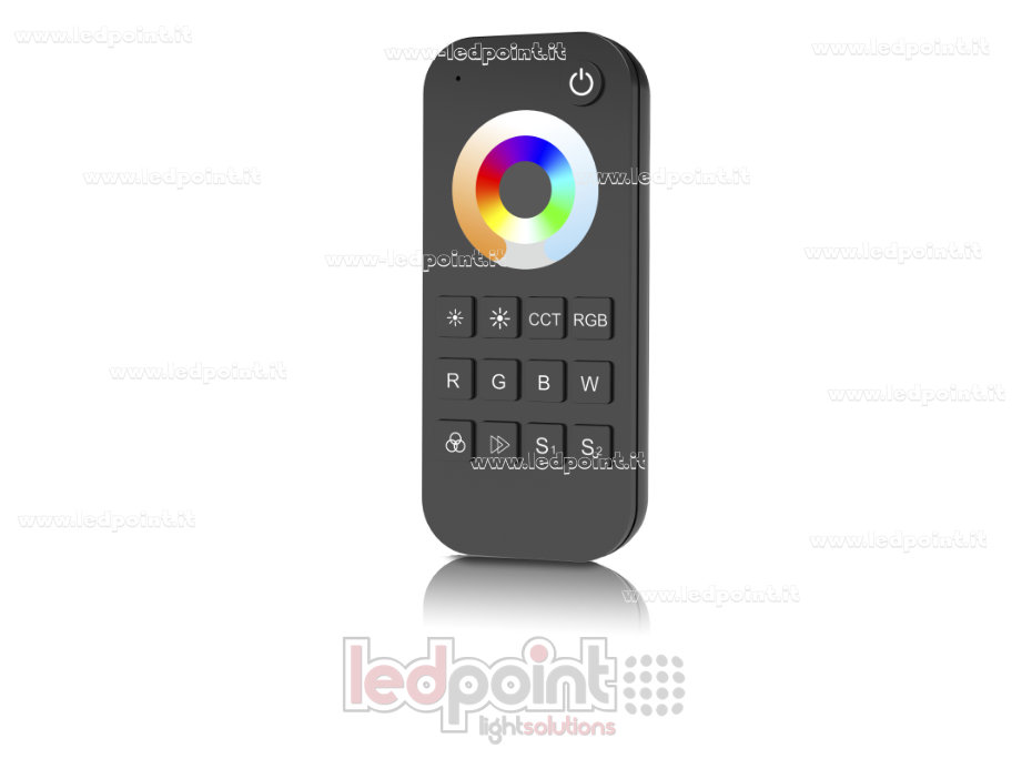 Telecomando universale monocromatico, CCT, RGB, RGBW o RGB+CCT, 1 zona RF2.4G Telecomando universale monocromatico, CCT, RGB, RGBW o RGB+CCT, 1 zona RF2.4G
