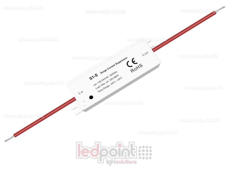 AC Anti-Flicker Suppressor (Snubber), 100-240V, 1ch*2A AC Anti-Flicker Suppressor (Snubber), 100-240V, 1ch*2A