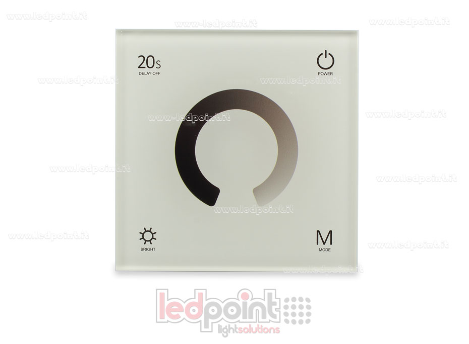 Touch Einfarbige weiße Wandfernbedienung und Controller 4CH*3A 12-24VDC RF2.4G Touch Einfarbige weiße Wandfernbedienung und Controller 4CH*3A 12-24VDC RF2.4G