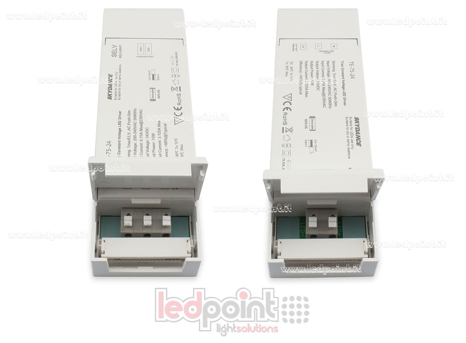 Alimentatore 75W 24V CV Triac AC Push-Dim SkyDance