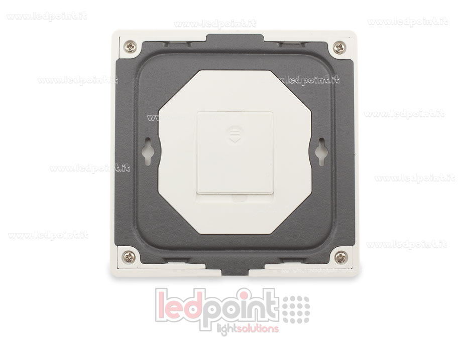 Telecomando da parete slim CCT, a batteria, bianco, monozona RF2.4G Telecomando da parete slim CCT, a batteria, bianco, monozona RF2.4G