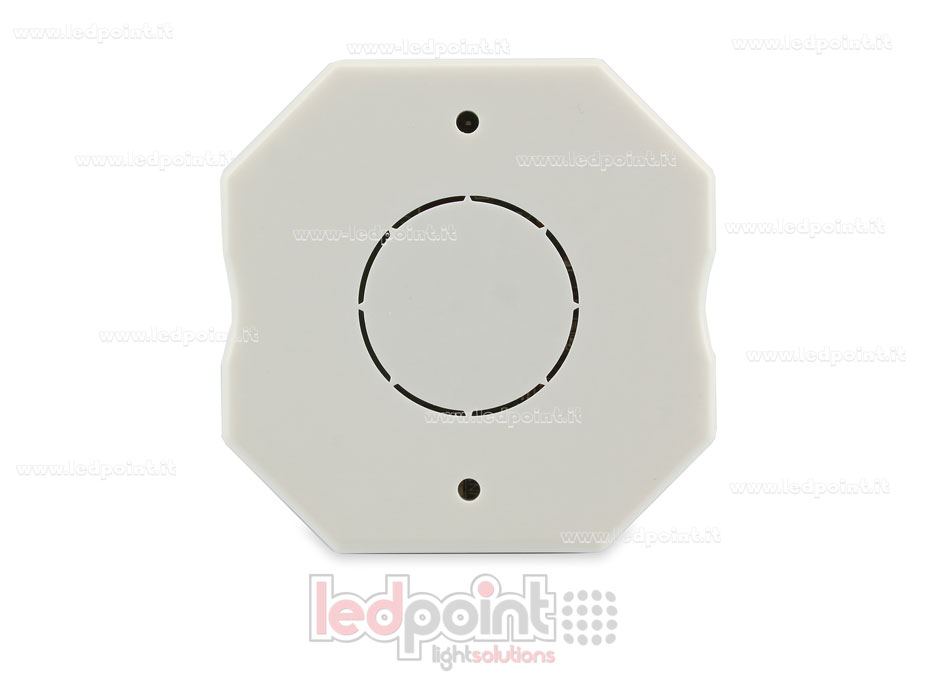 Ricevitore dimmer per scatola di derivazione a muro, monocromatico con pulsante 1CH*4A/8A 12-48VDC, RF 2.4G Ricevitore dimmer per scatola di derivazione a muro, monocromatico con pulsante 1CH*4A/8A 12-48VDC, RF 2.4G