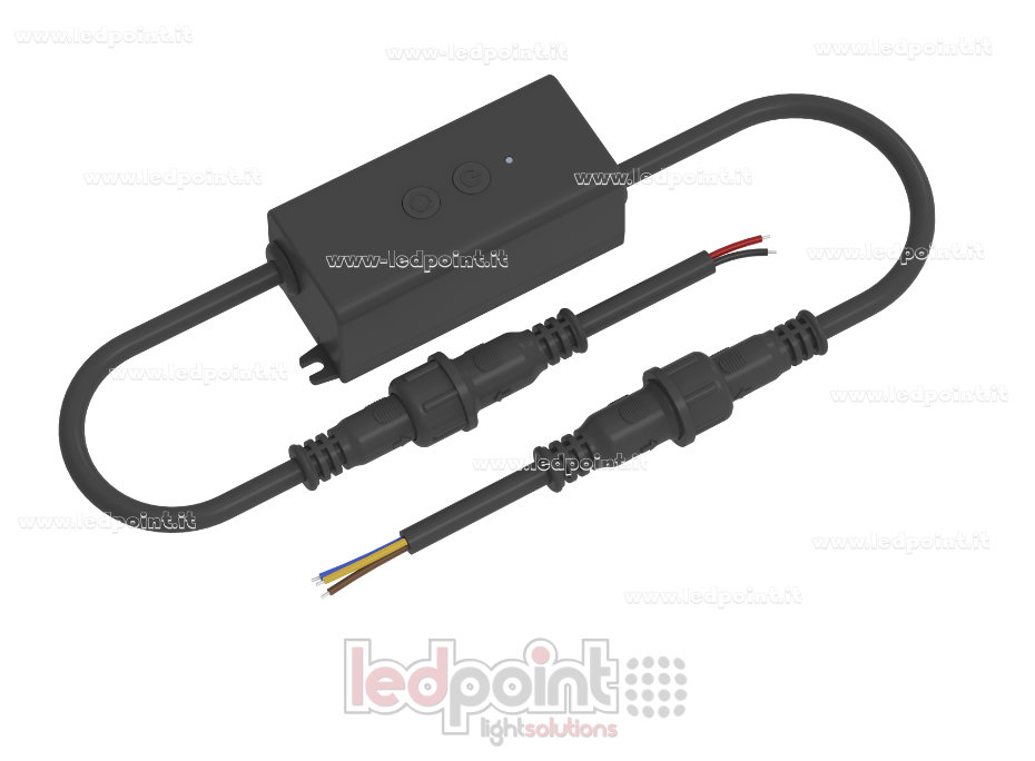Mini controller LED RF CCT, IP67, 12/24V, 3A*2CH, RF2.4GHz Mini controller LED RF CCT, IP67, 12/24V, 3A*2CH, RF2.4GHz
