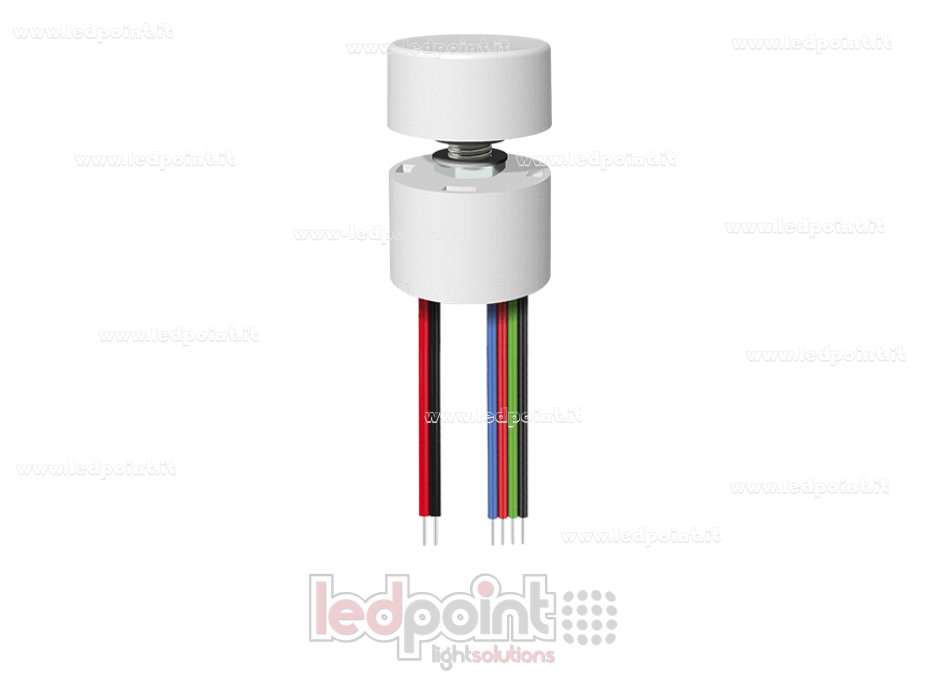 Mini controller dim 5-24VDC, 3ch*1A, con rotella Mini controller dim 5-24VDC, 3ch*1A, con rotella