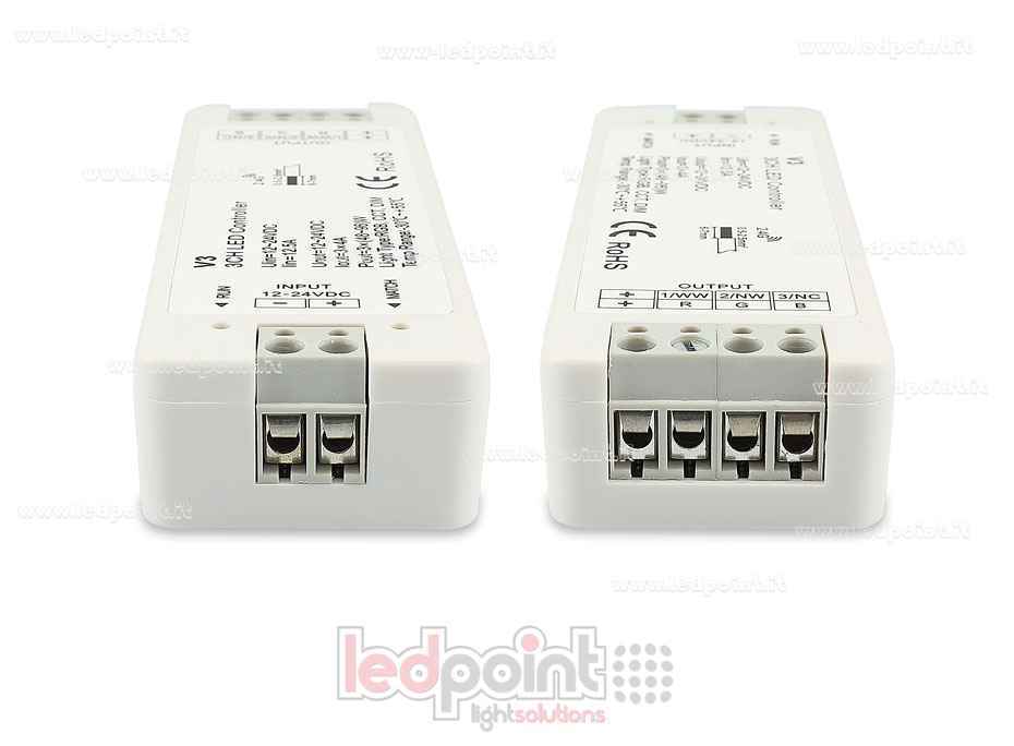 RGB Kontroller 12/24V, 3ch*4A, RF 2.4G RGB Kontroller 12/24V, 3ch*4A, RF 2.4G