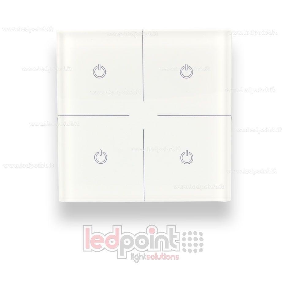 Ledpoint S.r.l. | DMX wall master remote control monochrome RF wall ...