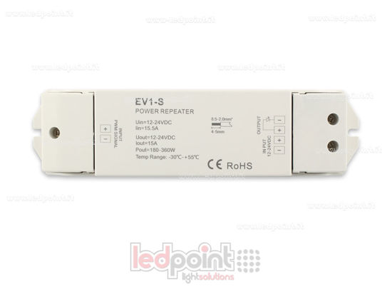 Immagine di Amplificatore monocromatico 15A 1 canale 12-24V