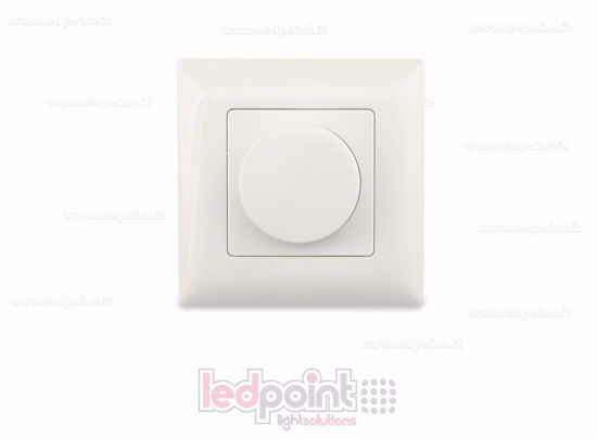 Immagine di Telecomando da parete 86x86mm monocromatico monozona a rotella RF2.4G