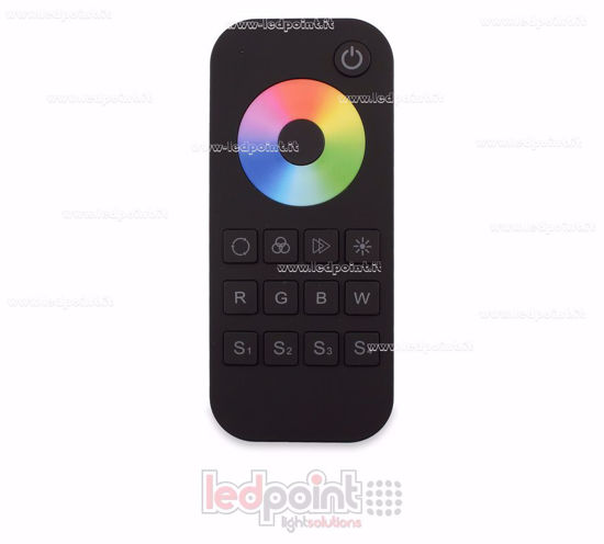 Bild von 1 Zone, schwarze RGB/RGBW Fernbedienung, RF2.4G