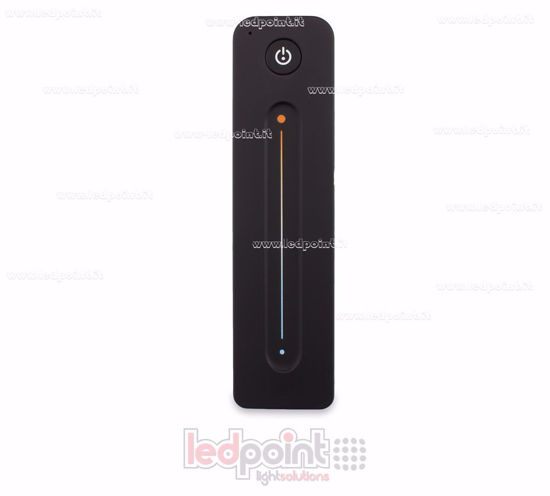 Immagine di Telecomando CCT con cursore touch, monozona, nero con magnete sul retro, RF2.4G
