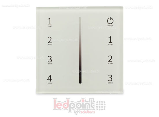 Immagine di Telecomando da parete dimmer 0-10V 4 zone RF2.4G