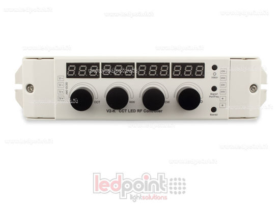 Immagine di Ricevitore controller CCT con 4 manopole 12-24V, 4ch*4A, RF 2.4G