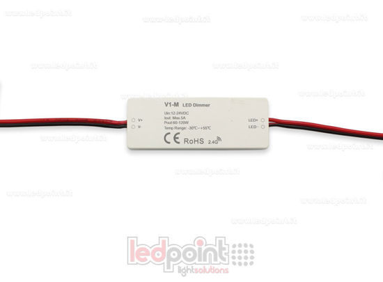 Picture of Mini single colour dimmer receiver 12/24V, 1ch 5A/CH