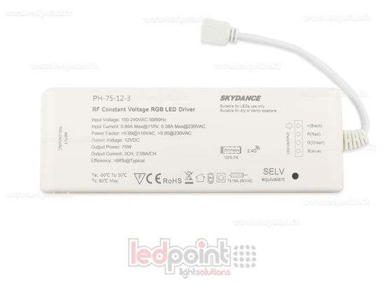 Bild von Netzteil 75W 12V, 3 Kanäle, Wireless SkyDance
