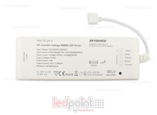 Picture of Power supply 75W 24V, 4 channels, RF Wireless SkyDance