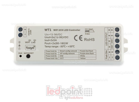 Picture of Wi-Fi and RF 2.4G, CCT and single colour controller