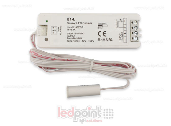 Bild von Monochromatischer Ein-/Aus-Dimmersensor für 12/48-V-Türen, 1 Kanal x 8 A