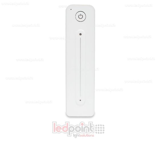 Immagine di Telecomando monocromatico con cursore touch, monozona, bianco con magnete sul retro, RF2.4G