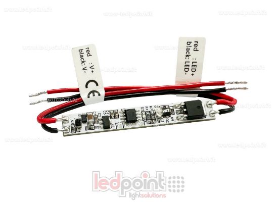 Immagine di Sensore dimmer con movimento della mano, per installazione su profilo, 5-24V, 1ch 4A