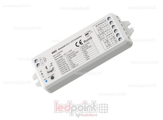 Immagine di Controller Bluetooth e RF 2.4G, RGB+CCT, RGBW, RGB, CCT e monocromatico