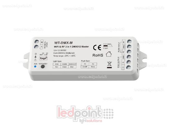 Picture of 3-in-1 DMX512 12-36V Wi-Fi and RF 2.4Ghz Master